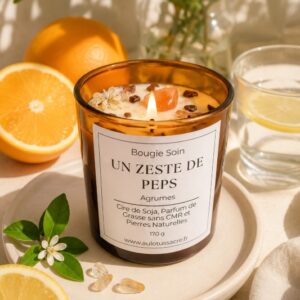 Bougie Soin Un Zeste de Peps